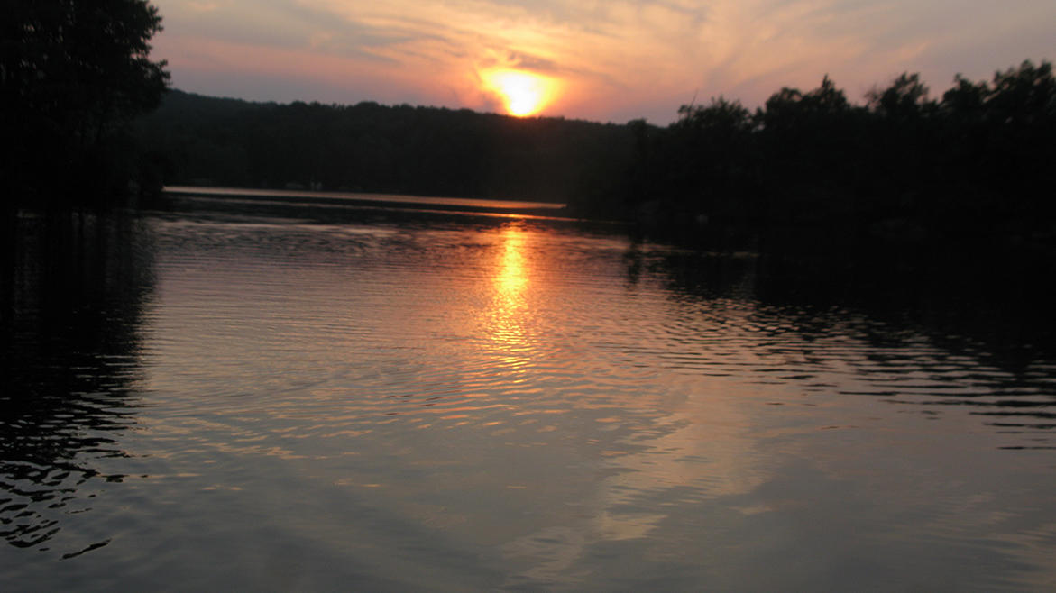 Summer Sunset Canoe (2)